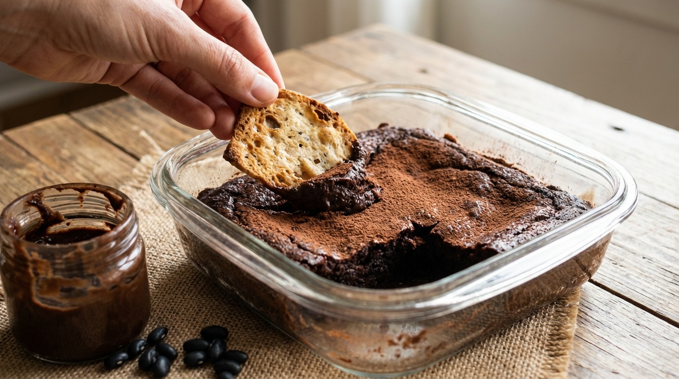 Black Bean Brownies Hidden Fiber Dessert - appetizing food presentation for natural nutrition