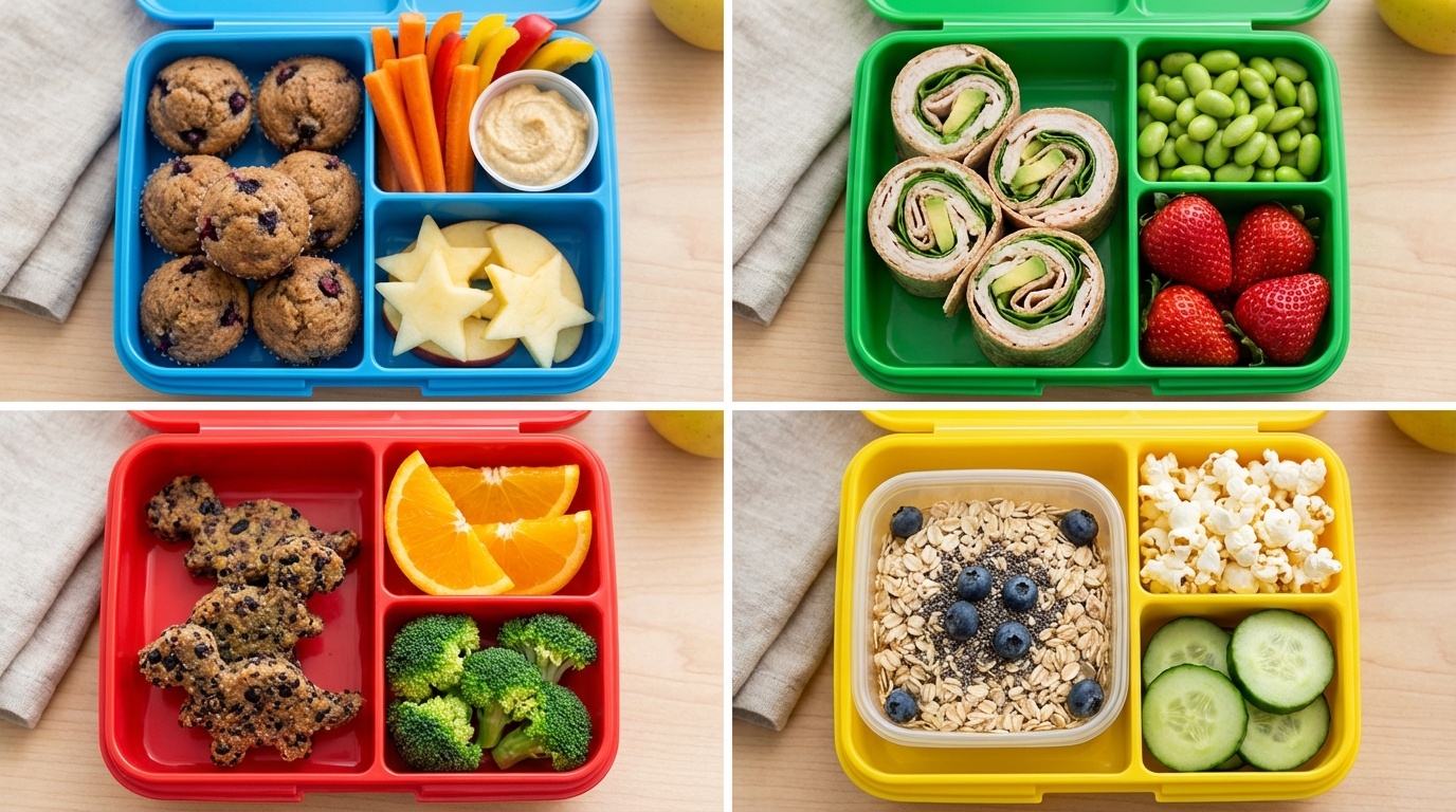 Glass meal prep containers with quinoa, vegetables, and beans
