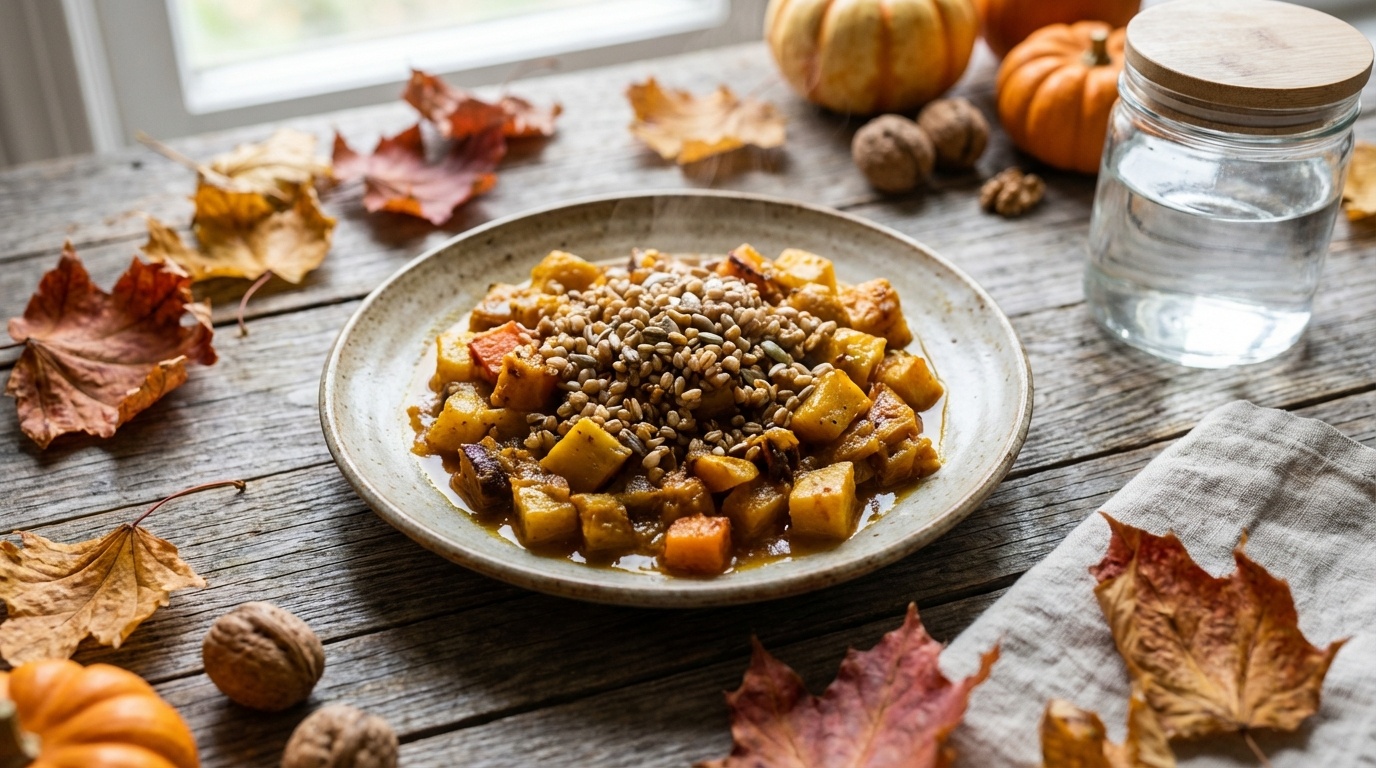 Water and Fiber The Golden Rule - appetizing food presentation for natural nutrition